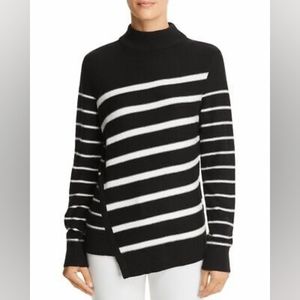 AQUA MOCK NECK SWEATER